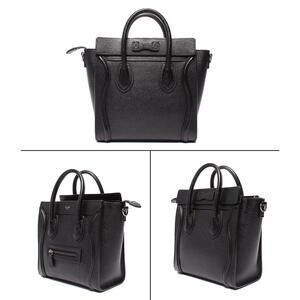 Celine Shopper shoulder crossbody bag leather handbag drum Luggage calf